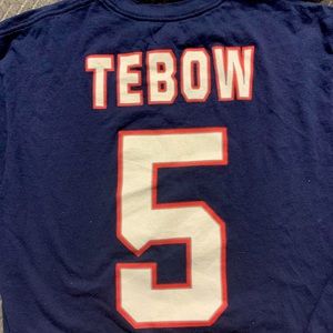 Throwback Tim Tebow Patriots Jersey t-shirt